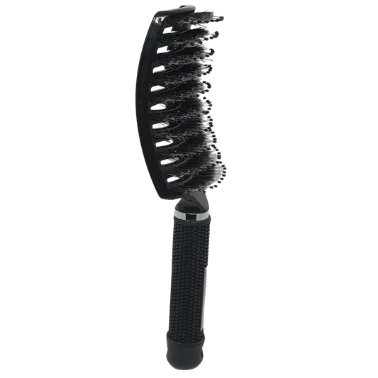 Black Curved Detangling Brush Ultima Hair Brush