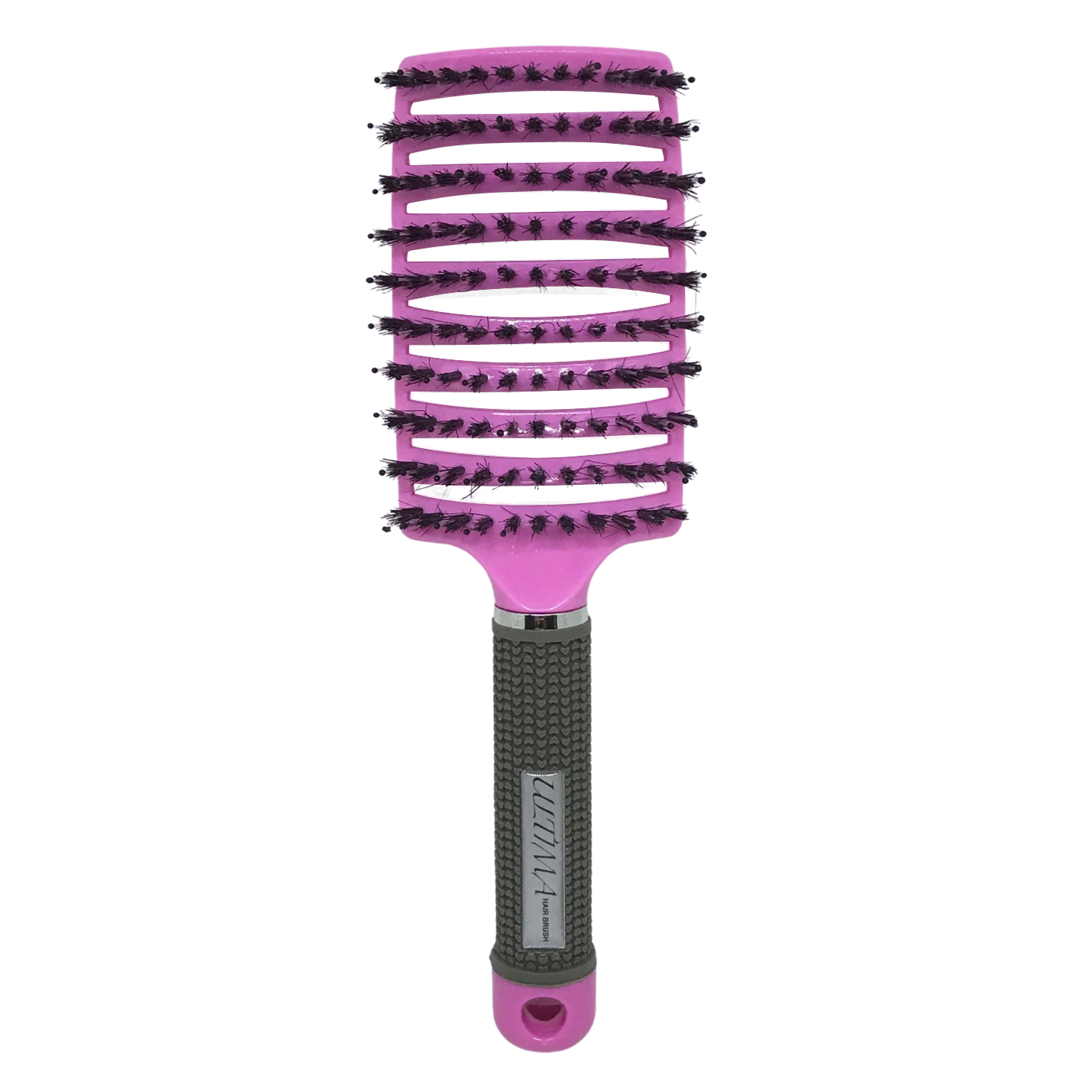 pink detangling hair brush